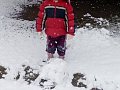 Radost dětí v prvního sněhu - prosinec 2017